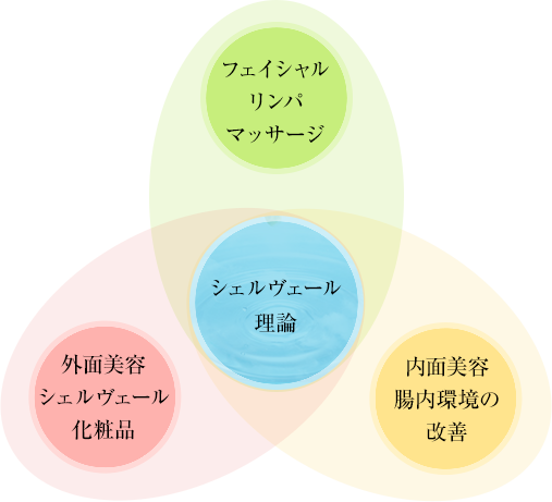 シェルヴェールエステティックの３つの要素